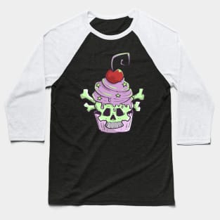 Pastel Goth Cupcake Meme Kawaii Gothic Sarcastic Eboy Egirl Baseball T-Shirt